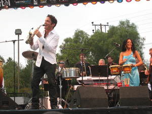 Grammy-nominated percussionist and singer Sheila E. along with Grammy-nominated saxophonist Dave Koz