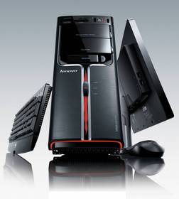 The IdeaCentre K300 desktop includes the Lenovo Power Control Switch, which makes it simple for users to adjust the level of power they need -- from all-out performance to more energy-efficient modes.