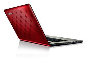 The IdeaPad U350 can now be purchased with  cool, eye-catching cover textures such as brown lizard print, white lamb skin print and red light weave. 