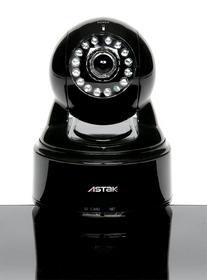 The Astak Mole camera features automatic network configuration, allowing home or business users to remotely view and share video in real-time from any web browser, social networking site, or Internet-capable cell phone, including the iPhone.