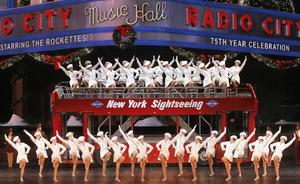 In 'New York at Christmas,' the world-famous Rockettes will board a REAL double-decker Gray Line tour bus for a once-in-a-lifetime tour of Mahhattan. The Rockettes and audience will take a tour of historic landmarks such as the Empire State Building, 5th Avenue's store windows and even Central Park.
