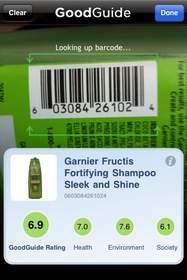 GoodGuide iPhone app