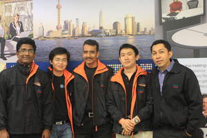 The winning team from Malaysia.