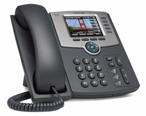 Cisco SPA 525G IP Phone, the industry's first wireless desktop IP phone with Bluetooth built for the small business.