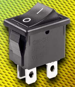 NKK Switches' new low cost CWSB Series of miniature, snap-in mounted rockers are offered in both SPST and DPST and are ideally suited for commercial, medical, transportation, energy and test equipment.