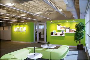 The lobby of Anthem Worldwide's Canadian office at the Mississauga location, where Schawk's Canada-based strategic, creative and executional services have been unified.