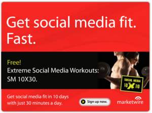Attracting the attention of communicators is the first step in helping them get social-media fit.  