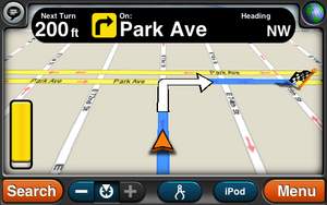 MotionX(TM)-GPS Drive now with landscape mode
