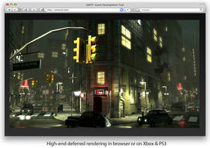 High-end deferred rendering in browser or on Xbox and PS3