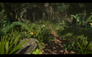 Foliage in games designed with Unreal Engine 3 will look ultra-realistic in 3D and immerse gamers in the environments.