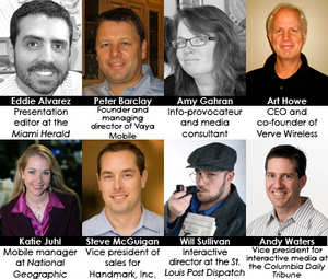 Speakers for the Going Mobile Journalism Forum