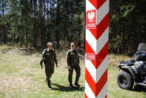 Border Guard at Polish border