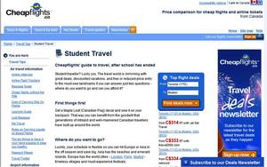 Cheapflights.ca Tips on Student Travel.