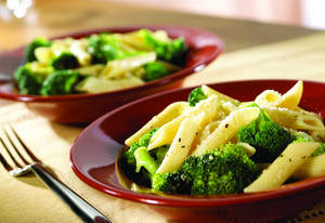 Broccoli & Garlic Penne Pasta