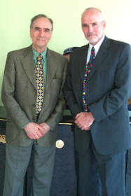 Ted Maiman and Eugene Arthurs in 2001