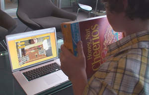 'Honey Nut Cheerios Honeyway Train' augmented reality game based on Unity uses the actual Cheerios cereal box -- connected via webcam -- as the game controller