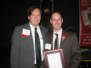 2010 Crain's Leading Edge Award ceremony