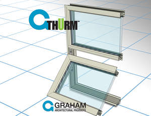 GThurm products are the most energy efficient glass-reinforced polyurethane AW-rated window line and curtain wall line ever developed. Built on the foundation of G2RP technology, GThurm windows can obtain U-values as low as 0.18 using readily available glazing technology.