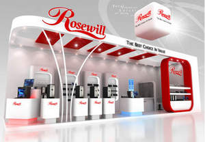 Rosewill demonstrates its value-driven product line in an attention-getting exhibit.
