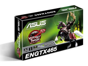 The ASUS ENGTX465 features 'Voltage Tweak' which lets consumers shift their graphics cards into overdrive.