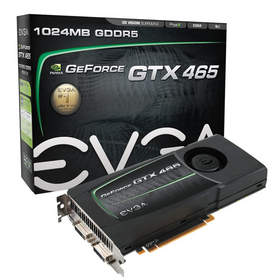 The EVGA GeForce GTX 465 takes Fermi-based GPUs to new performance heights at new lower price points.