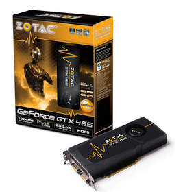 The Zotac GTX 465 features 'Zotac Boost' for additional GeForce accelerated performance.