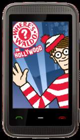 A screen image from the Where's Waldo? In Hollywood Mobile Game