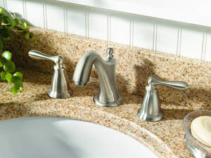 New Spot Resist finish from Moen does just what it says -- resists fingerprints and water spots.