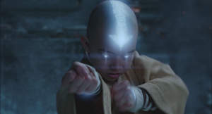 Photo credit: Industrial Light & Magic

Noah Ringer is the heroic Aang in the Paramount Pictures/Nickelodeon Movies adventure, 'The Last Airbender.'

Copyright (C) 2010 Paramount Pictures Corporation.
All Rights Reserved.