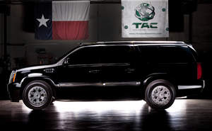 Armored Cadillac Escalade ESV from Texas Armoring Corporation