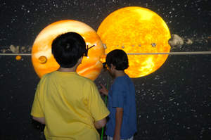 interactive 3D, cave, icube, solar system, JTM Concepts
