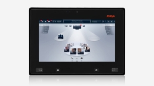 The Avaya Flare Experience on the Avaya Desktop Video Device. 