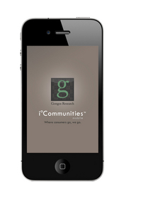 Gongos Research's iCommunities mobile app was built to make marketing research better fit consumers' lives.