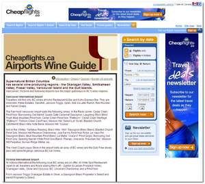 Cheapflights.ca's Airports Wine Guide