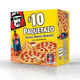 Pizza Patron $10 PAQUETAZO Box