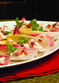 Endive Spears with Pears and Prosciutto