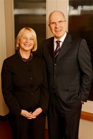 Lenore Cooney, Founder and Chairman of Cooney/Waters and Don Elgie, Chief Executive of Creston