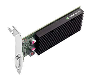 NVIDIA NVS 300 - top of card on side angle shot