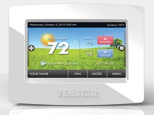 ColorTouch touchscreen thermostat by Venstar