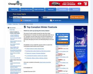 Cheapflights.ca's Top Canadian Winter Festivals