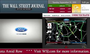 MyFord Touch(TM) Campaign on The Wall Street Journal Office Network.