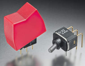 NKK Switches' G Series process sealed, ultra-miniature rocker and toggle switches with self-cleaning contacts are ideal for rugged applications where panel space is at a premium or where high-density mounting is required.