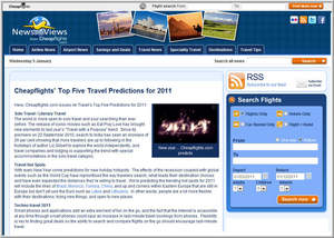 Cheapflights.com's Top Five Travel Predictions for 2011