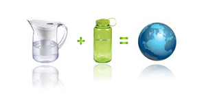 Take the FilterForGood pledge to reduce bottled water waste. 