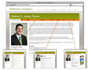 Great Jakes' groundbreaking Rainmaker-Focused Website leads prospects to the areas they need most.