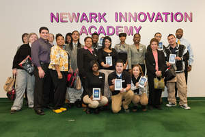 Eleven students from Newark high schools were selected to participate in a 6 month career development program and competition sponsored by Verizon Wireless, Samsung and Edmodo at the Newark Innovation Academy. 