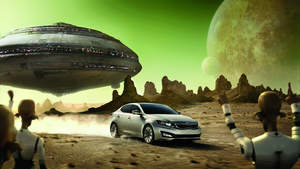 David & Goliath's commercial for the Kia Optima, 'One Epic Ride,' tells a fanciful tale of time travel to air during Super Bowl XLV