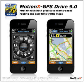 MotionX(TM)-GPS Drive - Now with real-time traffic