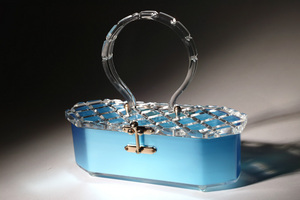 Vintage Lucite handbag, photo courtesy of Lucite 