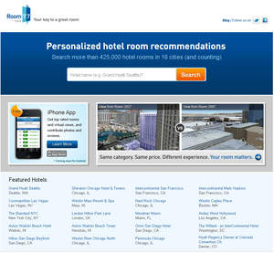 Room 77 is the world¿s first hotel room database and search engine, providing consumers with unprecedented detail about each guestroom at hundreds of 3- to 5-star properties. 